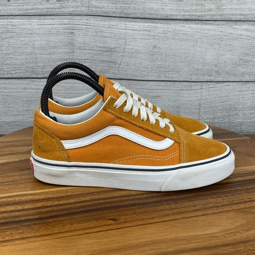 Vans Old Skool Desert Sun Orange Lace Up Sneaker Women’s Shoe Size 6.5